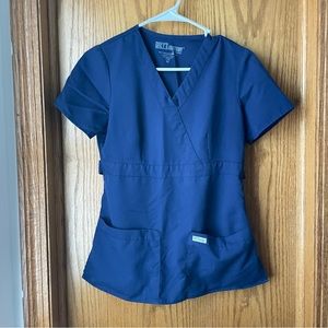 Women’s Navy Blue Grey’s Anatomy Scrub Top